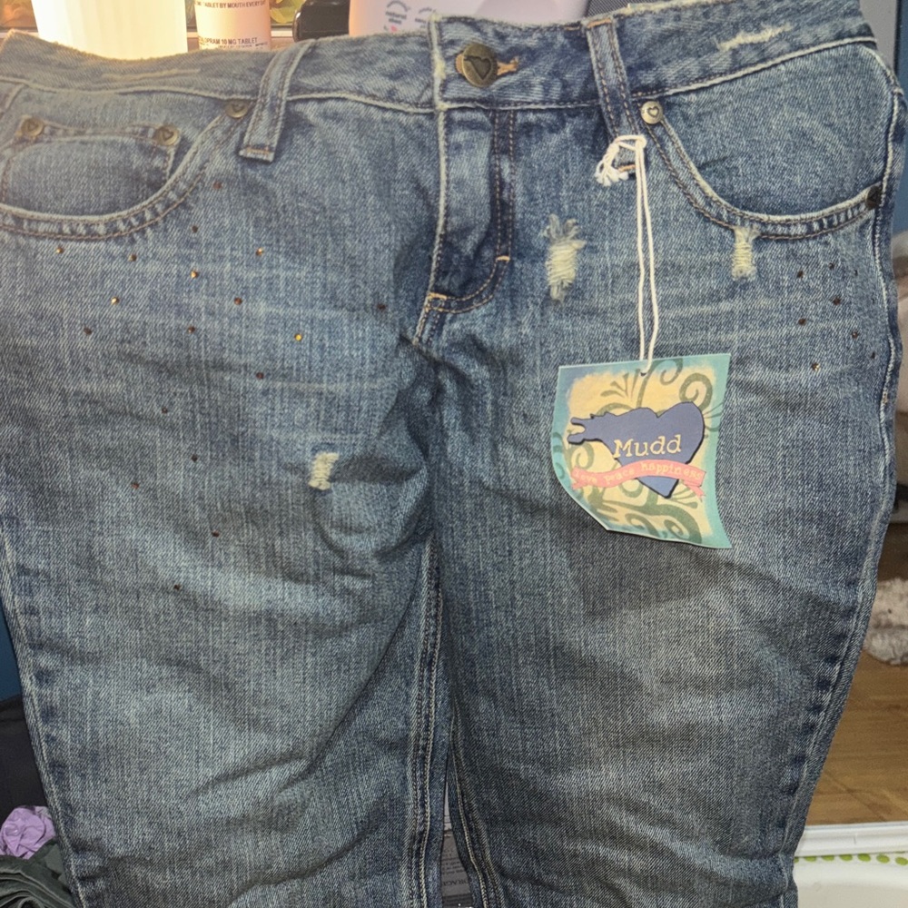 Mudd Denim Jeans with Distressed Details